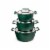 Granite Stone Nesting Pot Set Perspective: front