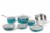 Gotham Steel Ocean Blue Cookware Set Perspective: front