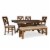 Kraven 6pc Dining Set Perspective: front