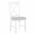 Linon Jane Wood Set of Two Dining Side Chairs in Gray Perspective: front
