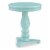 Linon Bree Wood Accent Side Table in Blue Perspective: front