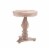 Linon Bree Wood Accent Side Table in Natural Brown Perspective: front