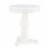 Linon Bree Wood Accent Side Table in White Perspective: front