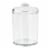 InterDesign Small Plastic Canister Perspective: front