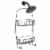 InterDesign Raphael Extra Large Shower Caddy - Bronze Perspective: front