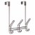 InterDesign Classico Over-the-Door 3-Hook Towel Rack - Bronze Perspective: front