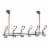 InterDesign Classico Over-the-Door 6-Hook Towel Rack - Bronze Perspective: front