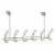 InterDesign Classico Over The Door 6 Hook Rack Perspective: front