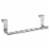 iDesign Forma Over-the-Cabinet Towel Bar - Silver Perspective: front