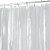 iDesign 72 In. x 72 In. Antibacterial Clear Vinyl Shower Curtain Liner 12030 Perspective: front