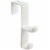 iDesign Plastic White 1 In. Over-the-Door Hook 16101 Perspective: front