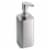 Interdesign Gia Stainless Steel Pump Soap Dispenser - Satin Silver Perspective: front