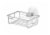iDesign Classico Suction Cup Soap Dish - Silver Perspective: front