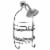 iDesign Neo Medium Shower Caddy - Matte Black Perspective: front