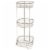 InterDesign Forma 3-Tier Shower Shelf - Bronze - Satin Perspective: front