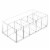 iDesign Clarity Cosmetic Organizer - Clear Perspective: front