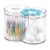 Clear Clarity Stacking Dual Canister Perspective: front