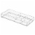 iDesign Clarity Divided Clear Tray Perspective: front