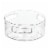 iDesign Clarity Lazy Susan Organizer With Handles - Clear Perspective: front