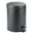 iDesign Step Waste Can with Bucket Insert - Charcoal Perspective: front