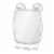 iDesign Power Lock Suction Square Mirror - Clear Perspective: front