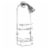InterDesign Rondo Shower Caddy -  Nickel Perspective: front