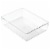 iDesign Linus Drawer Organizer - Clear Perspective: front