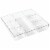 iDesign Linus Seven-Slot Drawer Organizer - Clear Perspective: front