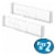 iDesign Linus Adjustable Clear Drawer Dividers Perspective: front