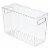 InterDesign Linus Transparent Plastic Bin Perspective: front