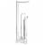 iDesign Classico Roll Stand Plus - Chrome Perspective: front