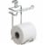 iDesign Chrome Classico Overtank Tissue Holder Perspective: front