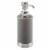 iDesign York Pump Dispenser - Gray/Nickel Perspective: front