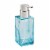 iDesign Casilla Modern Foaming Soap Pump - Blue Perspective: front