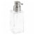 iDesign Casilla Modern Foaming Pump Soap Dispenser - Clear Perspective: front