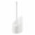 iDesign Corner Toilet Bowl Brush - White Perspective: front