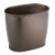 iDesign Kent Oval Waste Can - Bronze Perspective: front