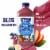 Naked Juice Blue Machine Flavored 100% Juice Smoothie Blend Perspective: front