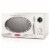 Nostalgia Retro Countertop Microwave Oven - Ivory Perspective: front