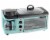 Nostalgia Retro 3-in-1 Family Breakfast Station - Aqua Perspective: front
