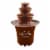 Nostalgia 3-Tier Chocolate Fondue Fountain Perspective: front