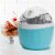 Nostalgia One Pint Ice Cream Maker - Blue Perspective: front