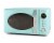 Nostalgia Countertop Microwave Oven - Aqua Perspective: front