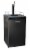 Nostalgia HomeCraft Kegorator - Black Stainless Steel Perspective: front
