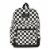 Dickies Checkered Backpack - Black/White Perspective: front