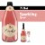 Cook's California Champagne Sweet Rose Sparkling Wine Perspective: front
