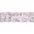 Bedtime Originals Blossom Pink/Gray Watercolor Floral Window Valance Perspective: front