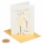 Papyrus Wedding Card for Couple (Champagne Toast) Perspective: front