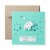 American Greetings Baby Boy Card (Elephant) Perspective: front