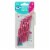 TEPE Interdental Brush Angle Cleaners - Dental Brushes Between Teeth 6 Pk, Pink .4mm Perspective: front